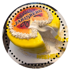 Jarlsberg food party cake